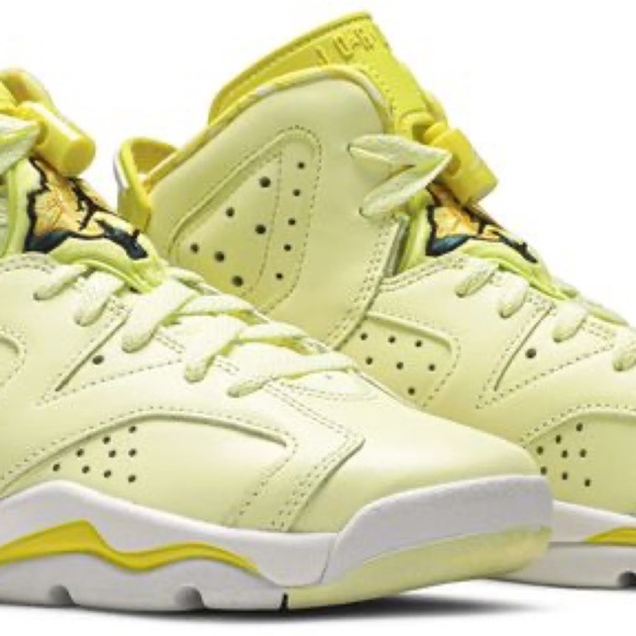 Jordan 6 Retro Dynamic Yellow Floral (GS) 4Y nwt - Picture 3 of 10